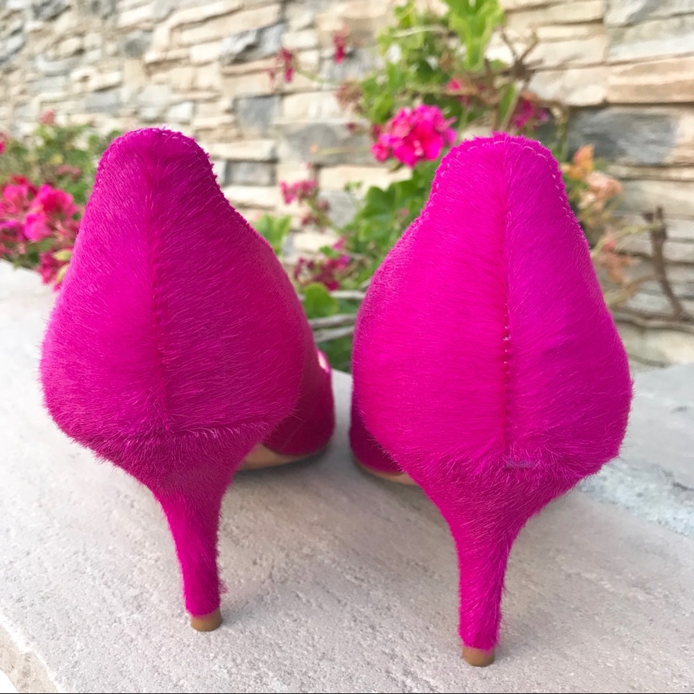 Loeffler Randall Fuchsia Pony Hair Pump - Picture 6 of 7